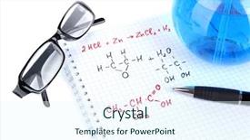  Presentation with acid - Colorful PPT theme enhanced with acid alkalis - test tube with colorful liquid backdrop and a  colored foreground