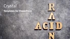  Presentation with acid rain - Theme enhanced with acid-rain-text background and a gray colored foreground