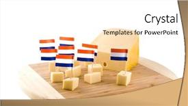  Presentation with acidification - Presentation design having acidification - dutch cheese cubes background and a white colored foreground