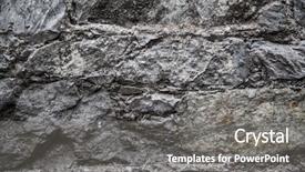  Presentation with stone masonry - PPT layouts consisting of acient - architecture masonry stonework and exterior background and a gray colored foreground