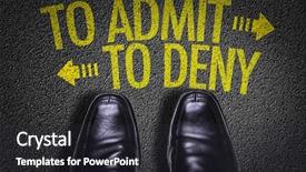  Presentation with shoes - Colorful presentation theme enhanced with acknowledgement - top view of business shoes backdrop and a dark gray colored foreground