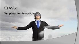  Presentation with powerful - PPT theme consisting of living room with fishbone parquet background and a light gray colored foreground