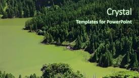  Presentation with flores de mayo - Amazing slide set having acor - lagoa funda flores island azores backdrop and a tawny brown colored foreground