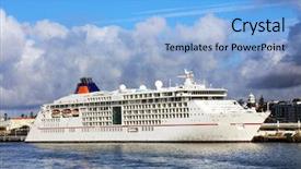  Presentation with marina security - Presentation design featuring acor - marina of ponta delgada sao background and a  colored foreground