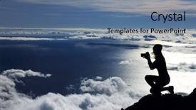  Presentation with volcano - Cool new presentation with acor - photographer on the crater backdrop and a  colored foreground