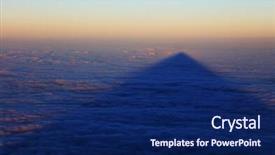  Presentation with volcano - Colorful PPT theme enhanced with acor - pico volcano in azores portugal backdrop and a  colored foreground