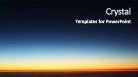  Presentation with ocean acidification - PPT layouts enhanced with acor - sunrise over the atlantic ocean background and a black colored foreground