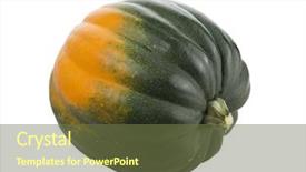  Presentation with history earth globe isolated white - PPT theme enhanced with acorn squash isolated on white background and a tawny brown colored foreground