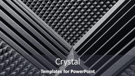  Presentation with acoustic - Beautiful slide deck featuring acoustic-foam-absorber-and-bass backdrop and a dark gray colored foreground