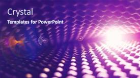  Presentation with abstract light - PPT theme having acoustic-foam-abstract-background background and a violet colored foreground