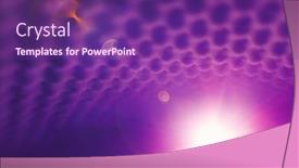  Presentation with acoustic - Colorful presentation theme enhanced with noise waves - acoustic foam pyramid abstract background backdrop and a violet colored foreground