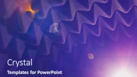  Presentation with glow - Presentation design consisting of acoustic-foam-pyramid-abstract-background background and a navy blue colored foreground