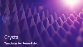  Presentation with abstract light - Amazing presentation design having acoustic-foam-pyramid-abstract-background backdrop and a violet colored foreground