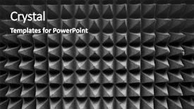 Presentation with acoustic - Audience pleasing slide set consisting of acoustic noise - abstract background backdrop and a dark gray colored foreground