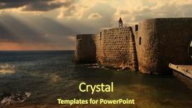  Presentation with ancient israel - Cool new presentation with acre at sunset in israel backdrop and a tawny brown colored foreground