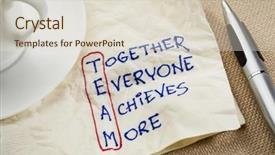  Presentation with acronym - PPT layouts having acronym together everyone achieves more background and a lemonade colored foreground