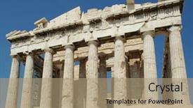  Presentation with mythology ancient greece zeus god - Audience pleasing presentation consisting of acropolia - parthenon - athens - greece backdrop and a coral colored foreground