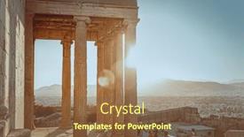  Presentation with tourist - PPT layouts enhanced with acropolis-of-athens-must-visit background and a  colored foreground