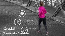  Presentation with statistics - Cool new slides with across the bridge with statistics backdrop and a dark gray colored foreground