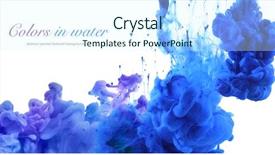  Presentation with ink - Cool new presentation with acrylic colors and ink backdrop and a cool aqua colored foreground