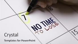  Presentation with now - PPT layouts having no time to lose background and a white colored foreground