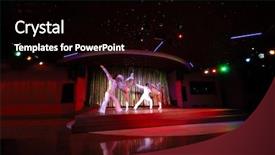  Presentation with modeling - Beautiful presentation featuring acting modeling - dancers in a nightclub note backdrop and a black colored foreground