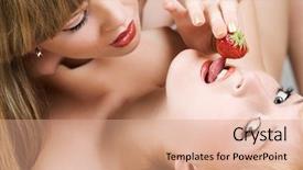  Presentation with cares act - Cool new PPT theme with acting modeling - female lovers enjoying erotic act backdrop and a  colored foreground