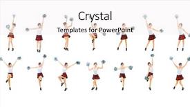  Presentation with united - Presentation enhanced with acting modeling - united we act isolated background and a sky blue colored foreground