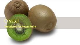  Presentation with half white and half bright coloured - Audience pleasing theme consisting of actinidia - two whole and one half backdrop and a tawny brown colored foreground