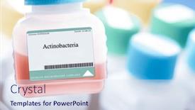  Presentation with bacteria antibiotics - Slides featuring actinobacteria-these-bacteria-produce background and a sky blue colored foreground