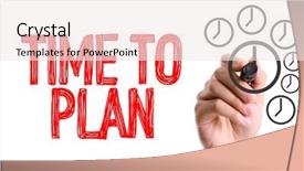  Presentation with marker - Theme enhanced with action research project - hand with marker writing background and a sky blue colored foreground