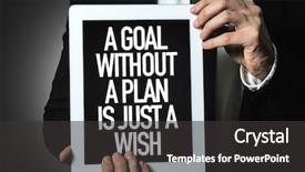  Presentation with goal - Audience pleasing PPT layouts consisting of action research project career - goal without a plan is backdrop and a dark gray colored foreground