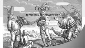  Presentation with engraving - Presentation design having action-world-at-its-end background and a light gray colored foreground