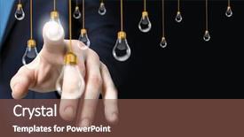  Presentation with hand touching finger digital - Beautiful presentation design featuring activate - close up of businessman touching backdrop and a tawny brown colored foreground