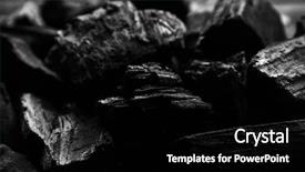  Presentation with charcoal - Cool new slide set with abstract charcoal background backdrop and a black colored foreground