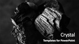  Presentation with charcoal - Beautiful slide deck featuring abstract charcoal background backdrop and a black colored foreground