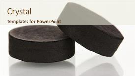  Presentation with tablets - Beautiful presentation featuring preformance - activated carbon in tablets isolated backdrop and a lemonade colored foreground