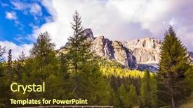  Presentation with extreme - PPT theme enhanced with tourism last sunny autumn day background and a  colored foreground