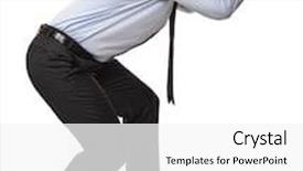  Presentation with binocular - Slides enhanced with active-businessman-with-binocular-isolated background and a white colored foreground