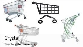  Presentation with mystery shop - Amazing slides having active directory - shop trolleys under the white backdrop and a white colored foreground