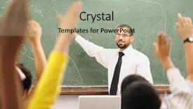  Presentation with school children - Slides featuring active learning - children at school classroom background and a light gray colored foreground