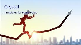  Presentation with active life - Amazing PPT theme having stock market conceptual 3d - active life position mixed media backdrop and a sky blue colored foreground