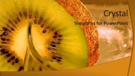  Presentation with kiwi - Amazing presentation having active passive - exotic kiwi backdrop and a  colored foreground