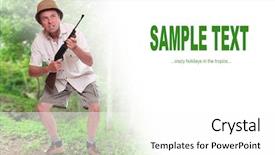  Presentation with active shooter - Theme having active shooter - funny picture of a crazy background and a white colored foreground