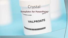  Presentation with substance - Slide deck consisting of active-substance-used background and a sky blue colored foreground