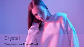  Presentation with youth - Slides with active-youth-lifestyle-pretty-teenage background and a lilac colored foreground