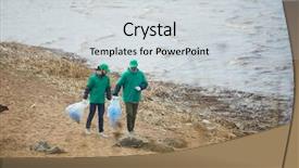  Presentation with carrying school bag - PPT theme enhanced with activists men walking and carrying background and a  colored foreground