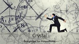  Presentation with time is running out - Theme enhanced with activities work - concept of time with funny background and a  colored foreground