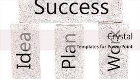  Presentation with success blocks - Amazing presentation having activity based learning education - success building blocks isolated backdrop and a lemonade colored foreground