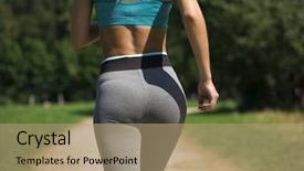  Presentation with sexy - PPT layouts featuring activity completion - close up sexy ass athletic background and a  colored foreground